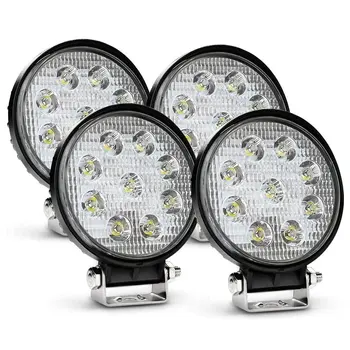 4pcs LED Car Work Light Combo Round Floodlight Bar Driving Lamp 4" 27W 6500K Waterproof Offroad Fog Lights for Trucks Car ATV
4pcs LED Car Work Light Combo Round Floodlight Bar Driving Lamp 4" 27W 6500K Waterproof Offroad Fog Lights for Trucks Car ATV
