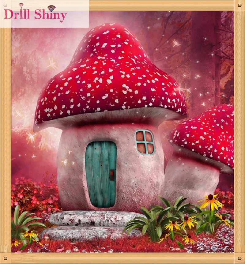 2017 New 5d diy diamond painting mushroom house full rhinestone cross stitch home decoration embroidery kits crafts
2017 New 5d diy diamond painting mushroom house full rhinestone cross stitch home decoration embroidery kits crafts