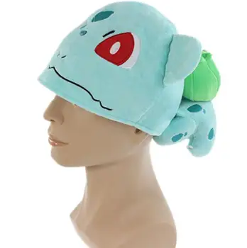 Poke mon Bulbasaur Cosplay Cap Children Warm Plush Bulbasaur Hat Gift for Christmas Retail 1PCS winter hats
Poke mon Bulbasaur Cosplay Cap Children Warm Plush Bulbasaur Hat Gift for Christmas Retail 1PCS winter hats