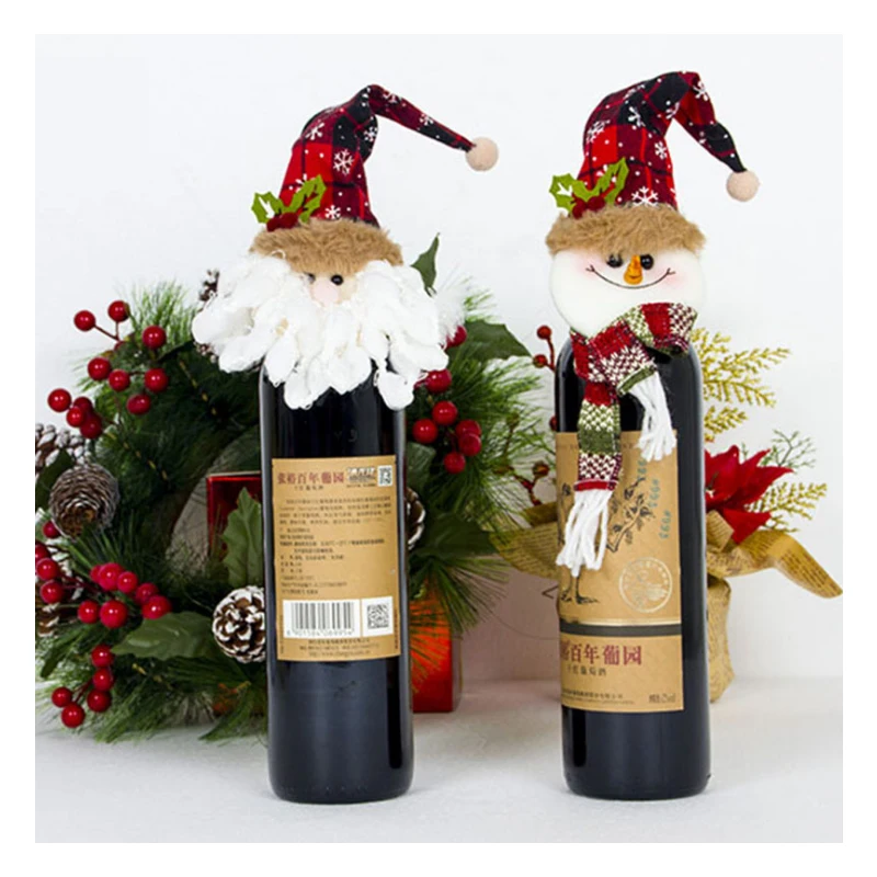 1PC Home Dinner Party Table Decors Wine Cover Christmas Decorations Santa Claus Snowman Gift Navidad Xmas Party Supplies
1PC Home Dinner Party Table Decors Wine Cover Christmas Decorations Santa Claus Snowman Gift Navidad Xmas Party Supplies