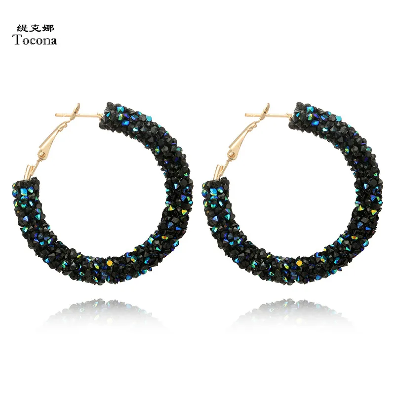 Tocona Bohemian Circle Shining Crystal Beads Drop Earrings for Women Girls Trendy Piercing Dangle Earrings Jewelry Gifts 5628
Tocona Bohemian Circle Shining Crystal Beads Drop Earrings for Women Girls Trendy Piercing Dangle Earrings Jewelry Gifts 5628