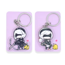 2pcs/set NieR Automata Keychain Double Sided Comic Keyring Anime acrylic Key Chain Accessories
2pcs/set NieR Automata Keychain Double Sided Comic Keyring Anime acrylic Key Chain Accessories