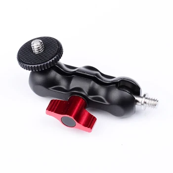Tripod Head Ball Head Magic Arm Bracket Monitor Holder 360 Degree Rotating 1/4 to 1/4 Double Camera Tripod Mount
Tripod Head Ball Head Magic Arm Bracket Monitor Holder 360 Degree Rotating 1/4 to 1/4 Double Camera Tripod Mount