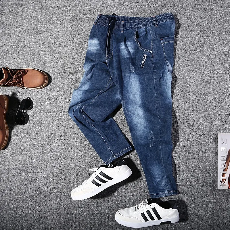 mens jeans elasticated waistband