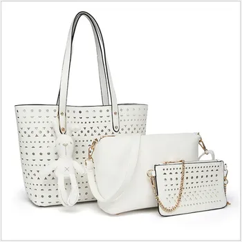 2018 fashion new shoulder Bag Handbag skew satchel big buns composite bag three-piece suit LF-091
2018 fashion new shoulder Bag Handbag skew satchel big buns composite bag three-piece suit LF-091