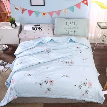 New Hot 100%Cotton comforters blue flower quilt twin queen king size bedding spring autumn soft duvet High Quality Home textile
New Hot 100%Cotton comforters blue flower quilt twin queen king size bedding spring autumn soft duvet High Quality Home textile