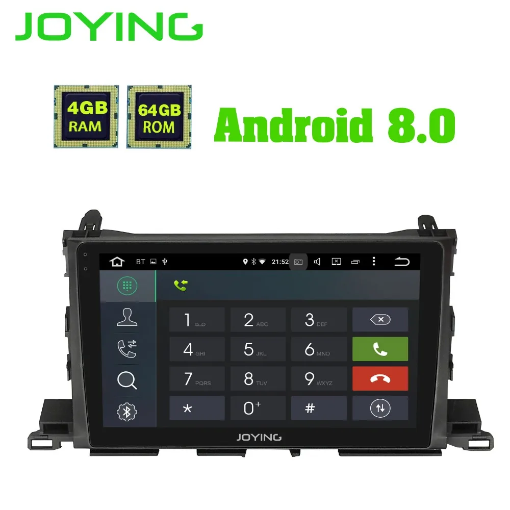 Радуясь 10 1 ''ips экран 64 Гб rom 4 ram Octa 8 core Android 0 Автомобильный gps Радио dvd плеер для