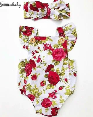 Emmababy Newborn Baby Girls Clothes Flower Floral Jumpsuit Bodysuit + Headband Outfits
Emmababy Newborn Baby Girls Clothes Flower Floral Jumpsuit Bodysuit + Headband Outfits
