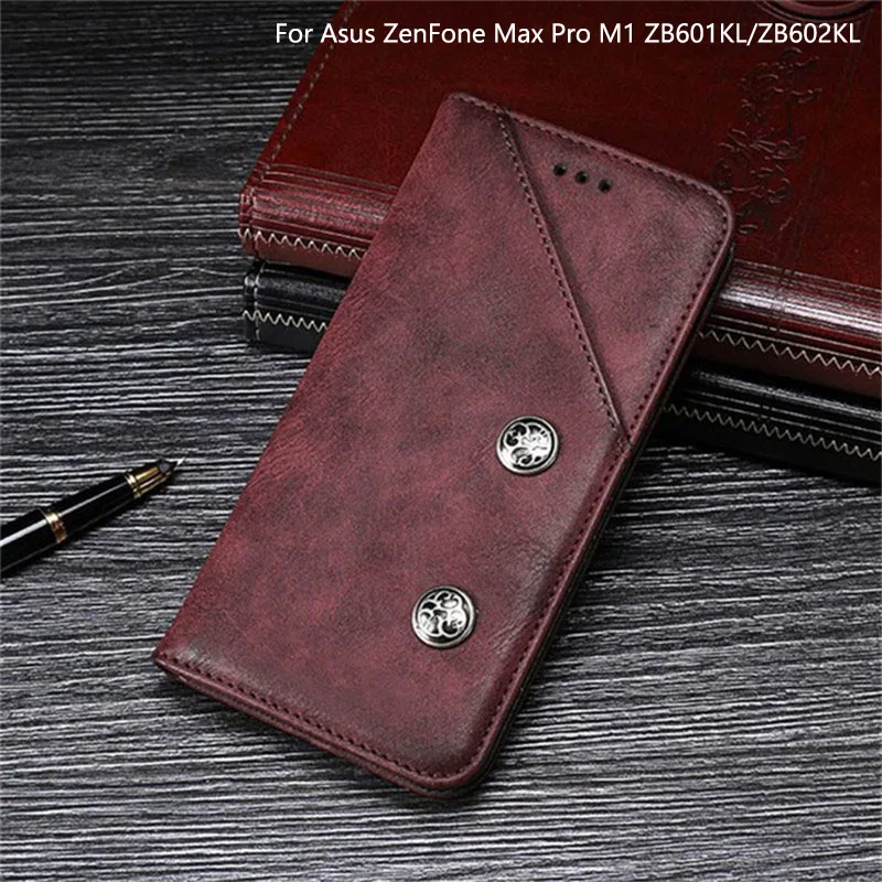 For Asus Zenfone Max Pro M1 ZB601KL Case Leather Vintage Book Folio Flip Cover With Card Holder Standing For Asus ZB602KL Cases
For Asus Zenfone Max Pro M1 ZB601KL Case Leather Vintage Book Folio Flip Cover With Card Holder Standing For Asus ZB602KL Cases