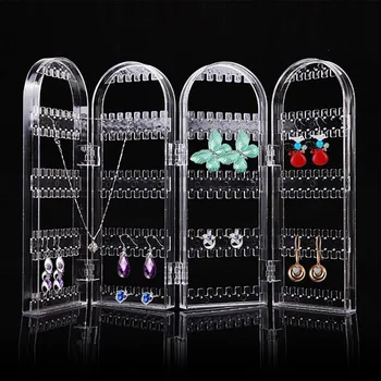 Foldable 4 Panel Clear Acrylic Makeup Jewelry Organizer Rack Holder Earring Stud Necklace Bracelet Case Cabinet Stand Shelf
Foldable 4 Panel Clear Acrylic Makeup Jewelry Organizer Rack Holder Earring Stud Necklace Bracelet Case Cabinet Stand Shelf