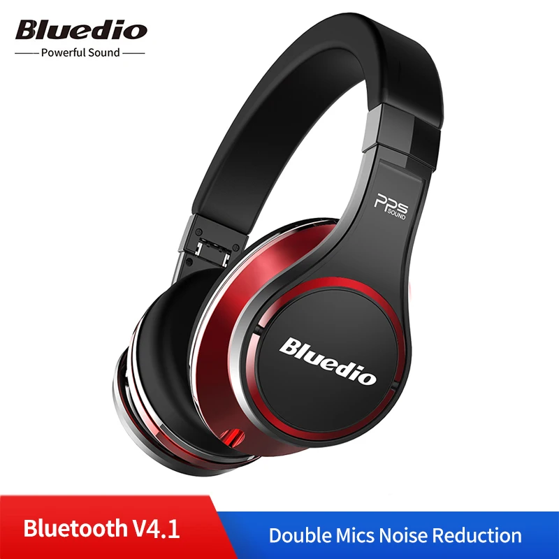 

Original Bluedio U UFO Wireless Bluetooth Headphone 3D Surround High-End Genuine Patented 8 Drivers HiFi Sport Headset with Mic