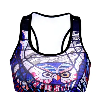 Women Goth Style Owl Print Fitness Short Vest Workout Wireless Underwear Seamless Stretch Tank Top Hiphop Soft Bras
Women Goth Style Owl Print Fitness Short Vest Workout Wireless Underwear Seamless Stretch Tank Top Hiphop Soft Bras