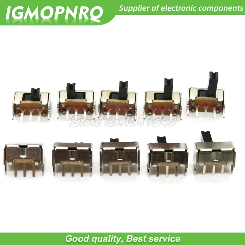 

50pcs SK12D07VG2/3/4/5/6 Miniature Slide Switch SPDT 3 Pin PCB 2 Position 1P2T Side Knob Handle High 2/3/4/5/6mm IGMOPNRQ