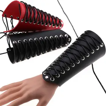 Archery Arm Guard Strings Wristband Bracer 18cm Wax Rope Leather Accessories Cosplay Outdoor Armband Hunting Sports Hand Cuff
Archery Arm Guard Strings Wristband Bracer 18cm Wax Rope Leather Accessories Cosplay Outdoor Armband Hunting Sports Hand Cuff