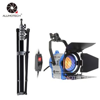 ALUMOTECH For Film 300W Tungsten Spot light + Dimmer Built-in+ globes + Light stand Lighting for camera photography work light
ALUMOTECH For Film 300W Tungsten Spot light + Dimmer Built-in+ globes + Light stand Lighting for camera photography work light