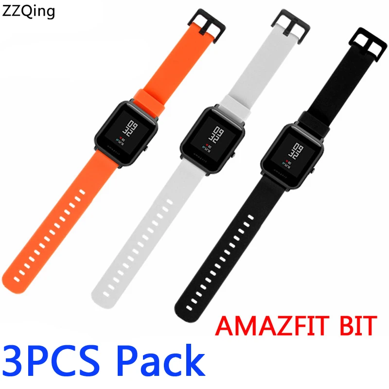 3PCS Pack writband for Xiaomi huami amazfit bip Bit strap Youth smart watch Soft TPU Waterproof band fitness tracker bracelet
3PCS Pack writband for Xiaomi huami amazfit bip Bit strap Youth smart watch Soft TPU Waterproof band fitness tracker bracelet