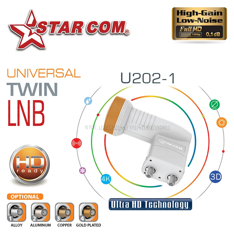 TWIN LNB FOR SATELLITE TV RECEIVER 3