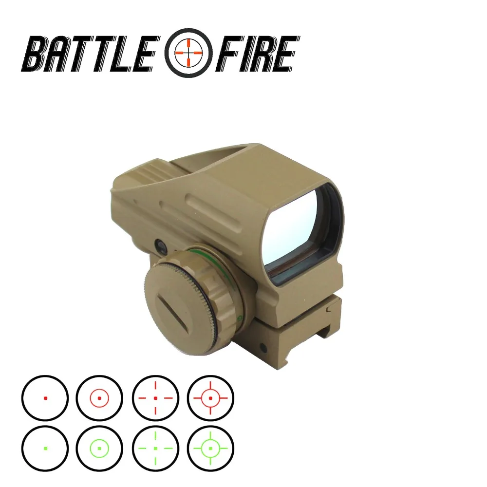 1X22X33 Collimator Sight for Hunting Rifle Scope Holographic Reflex 4 Reticles Red dot Sight Tactical RiflescopeIMG_7157