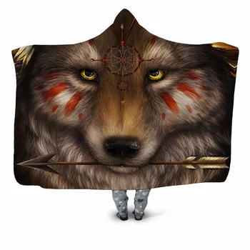 Arrow Wolf 3D Printed Hooded Blanket Couch Quilt Cover Travel Children Velvet Plush Throw Fleece Blanket Bedspread Home Office
Arrow Wolf 3D Printed Hooded Blanket Couch Quilt Cover Travel Children Velvet Plush Throw Fleece Blanket Bedspread Home Office