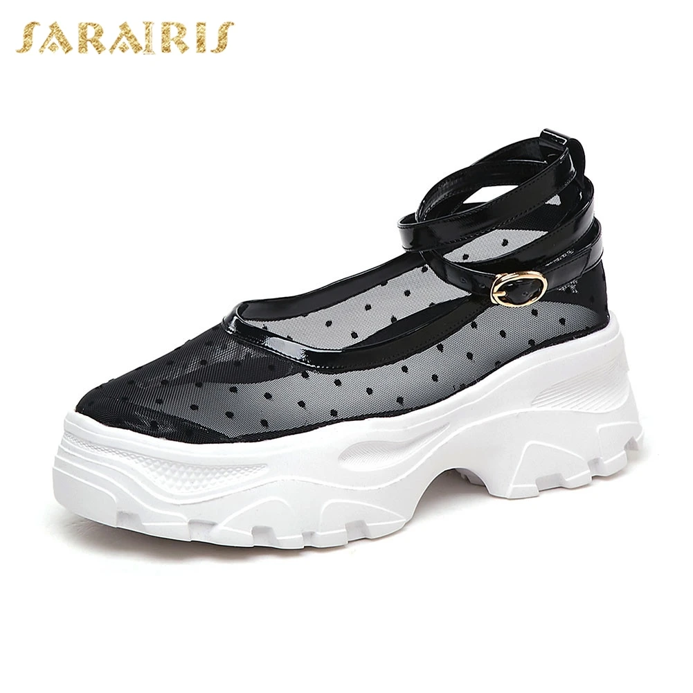 Sarairis Brand New women's Patent Genuine Leather Mesh Ladies Polka Dot Shoes Woman Casual Party Summer Autumn Flats 2019
Sarairis Brand New women's Patent Genuine Leather Mesh Ladies Polka Dot Shoes Woman Casual Party Summer Autumn Flats 2019