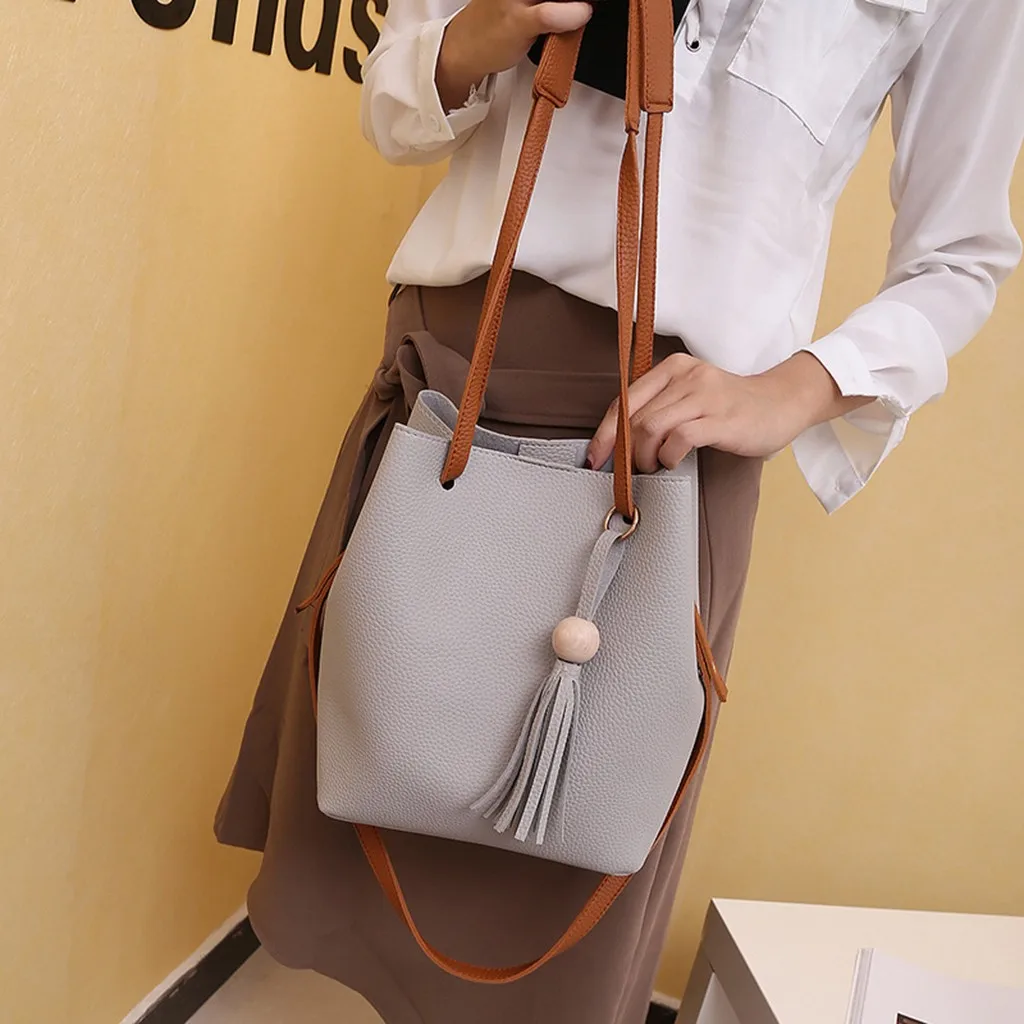 2019 New Fashion Simple Women Tassel Purse Shoulder Handbag Tote Messenger Satchel Female Casual Pu Leather Cross Body Bags 50
2019 New Fashion Simple Women Tassel Purse Shoulder Handbag Tote Messenger Satchel Female Casual Pu Leather Cross Body Bags 50