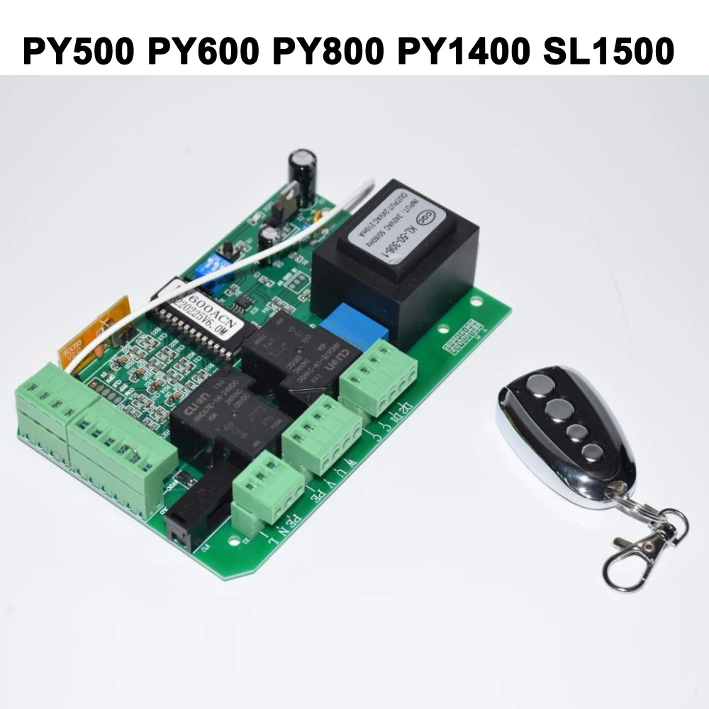 Sliding gate opener AC motor control unit PCB controller circuit board Replacemet Board(PY600ac PY1400 SL1500 PY800 model)
Sliding gate opener AC motor control unit PCB controller circuit board Replacemet Board(PY600ac PY1400 SL1500 PY800 model)