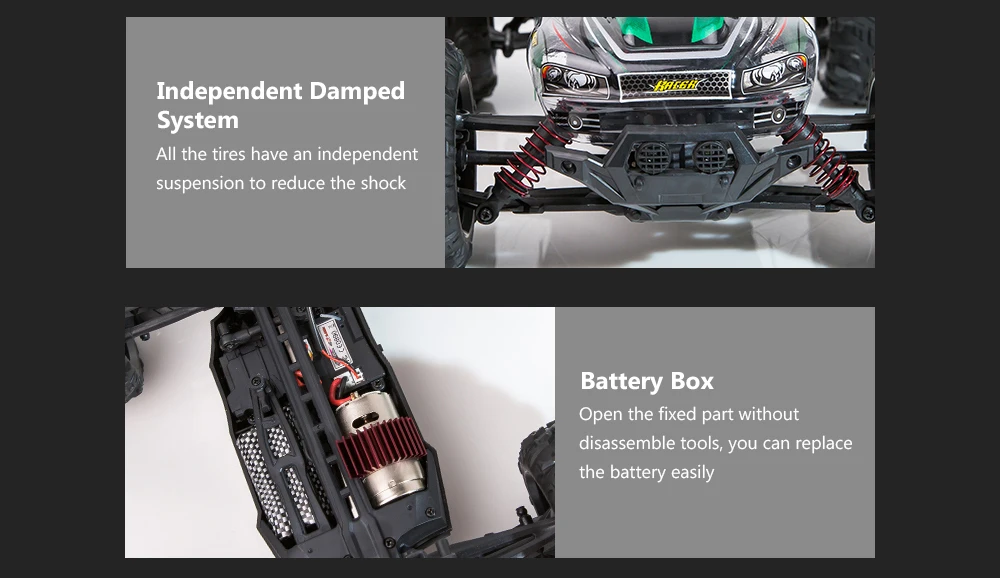 XINLEHONG 9136 1/16 2.4G 4WD RC Car 36km/h Bigfoot Off-road Truck RTR Toy