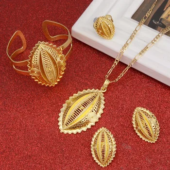 New Ethiopian Pendant Necklaces Earrings Bangle Ring Jewelry Set Habesha Jewelry Eritrean Wedding Gifts
New Ethiopian Pendant Necklaces Earrings Bangle Ring Jewelry Set Habesha Jewelry Eritrean Wedding Gifts