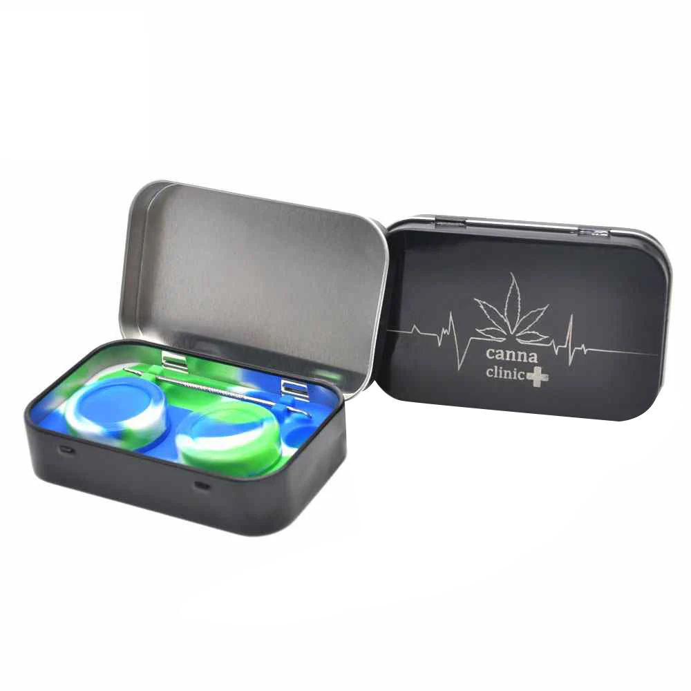 HONEYPUFF 1 Set 4 in 1 Silicone Dab Container Non-stick Bho Wax Containers for Dabs Butane Hash Oils Box with Logo Pattern
HONEYPUFF 1 Set 4 in 1 Silicone Dab Container Non-stick Bho Wax Containers for Dabs Butane Hash Oils Box with Logo Pattern