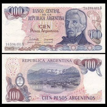 Argentina 100 Pesos, ND(1983-85), P-315, Exit Circulated, UNC, Uncirculated, Collection, Gift, America, Original Paper Notes
Argentina 100 Pesos, ND(1983-85), P-315, Exit Circulated, UNC, Uncirculated, Collection, Gift, America, Original Paper Notes