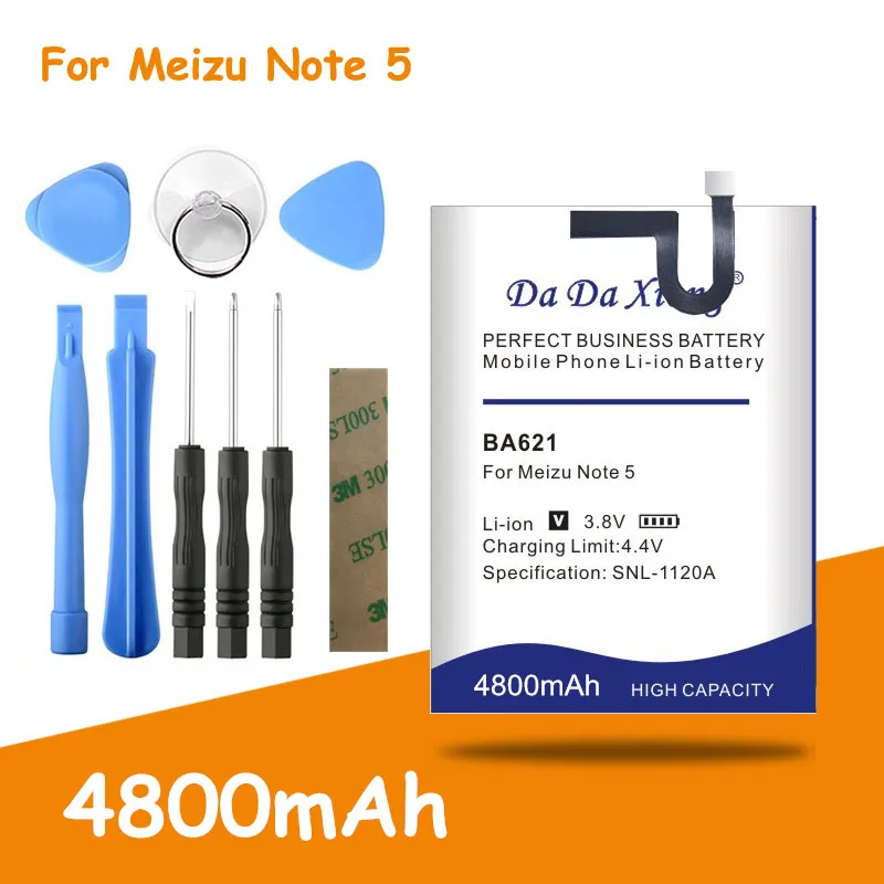 Free shipping BA621 4800mAh Battery For Meizu Meilan Note 5 M5 Note5 Replacement batteries + free tools
Free shipping BA621 4800mAh Battery For Meizu Meilan Note 5 M5 Note5 Replacement batteries + free tools