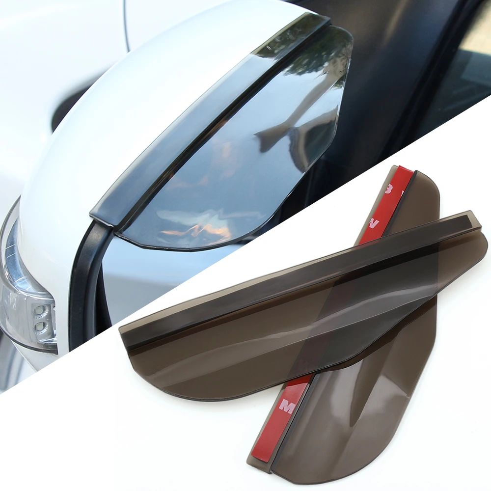 2 PVC car rearview mirror rain eyebrow awning intimate accessories for Honda CRV Accord Odeysey Crosstour FIT Jazz City Civic | Автомобили