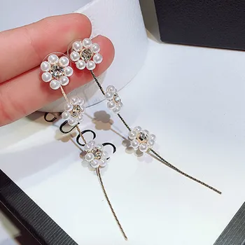 Trendy Simulated-pearl Round Women Dangle Earrings Individual Flower Fringed Earrings Bohemian Drop Earrings
Trendy Simulated-pearl Round Women Dangle Earrings Individual Flower Fringed Earrings Bohemian Drop Earrings