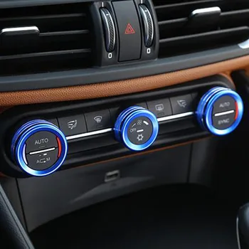 control panel Air conditioning adjust key knob switch decorative sticker trim cover for Alfa romeo giulia Interior Accessories
control panel Air conditioning adjust key knob switch decorative sticker trim cover for Alfa romeo giulia Interior Accessories