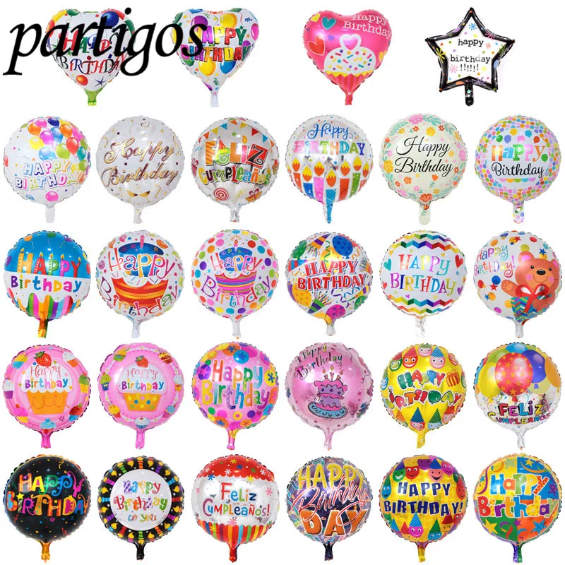 50pcs/lot 18inch happy birthday balloon aluminium foil balloons helium balloon mylar balls for kid party decoration toys globos
50pcs/lot 18inch happy birthday balloon aluminium foil balloons helium balloon mylar balls for kid party decoration toys globos