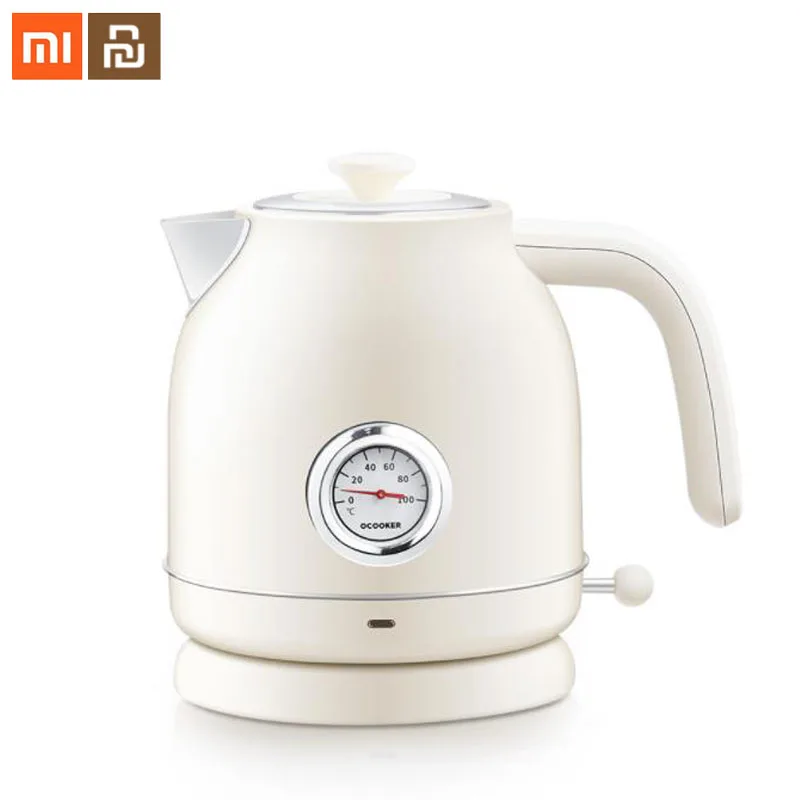 Original xiaomi mijia electric kettle imported temperature control 1.7L large capacity stainless steel material household | Смарт-гаджеты