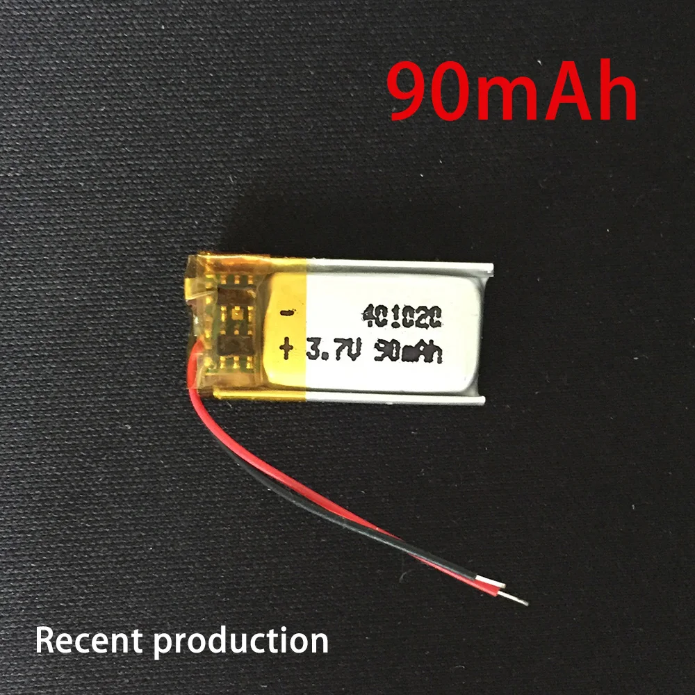 3.7v 90mah 1s Rc Toys,Rc Cars Bluetooth speaker, Bluetooth headset, digital products Lithium polymer battery 3.7V 401020
3.7v 90mah 1s Rc Toys,Rc Cars Bluetooth speaker, Bluetooth headset, digital products Lithium polymer battery 3.7V 401020