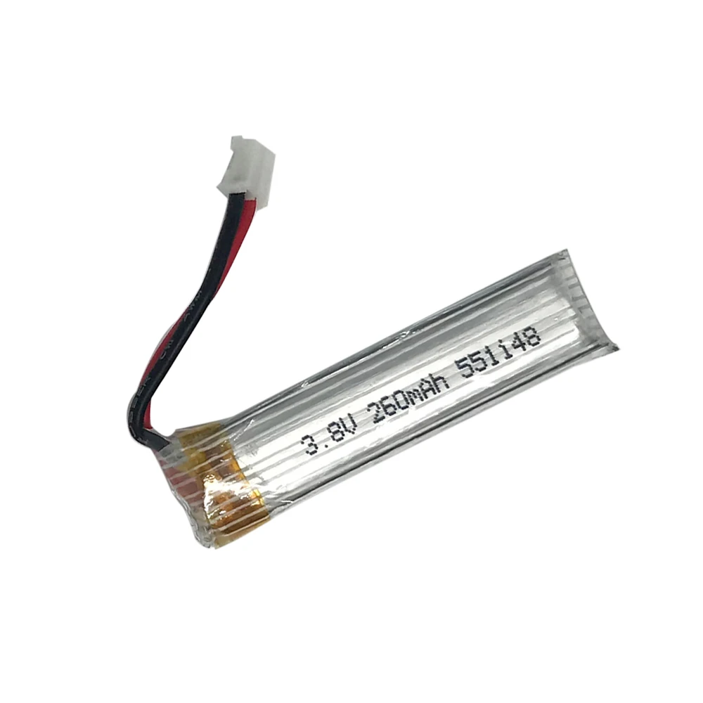 3.8V 260mAh lipo battery for Happymodel Mobula7 for Eachine US65 UK65 QX65 Drone FPV Part 45C /90C 3.8V Lipo Battery PH2.0 Plug
3.8V 260mAh lipo battery for Happymodel Mobula7 for Eachine US65 UK65 QX65 Drone FPV Part 45C /90C 3.8V Lipo Battery PH2.0 Plug