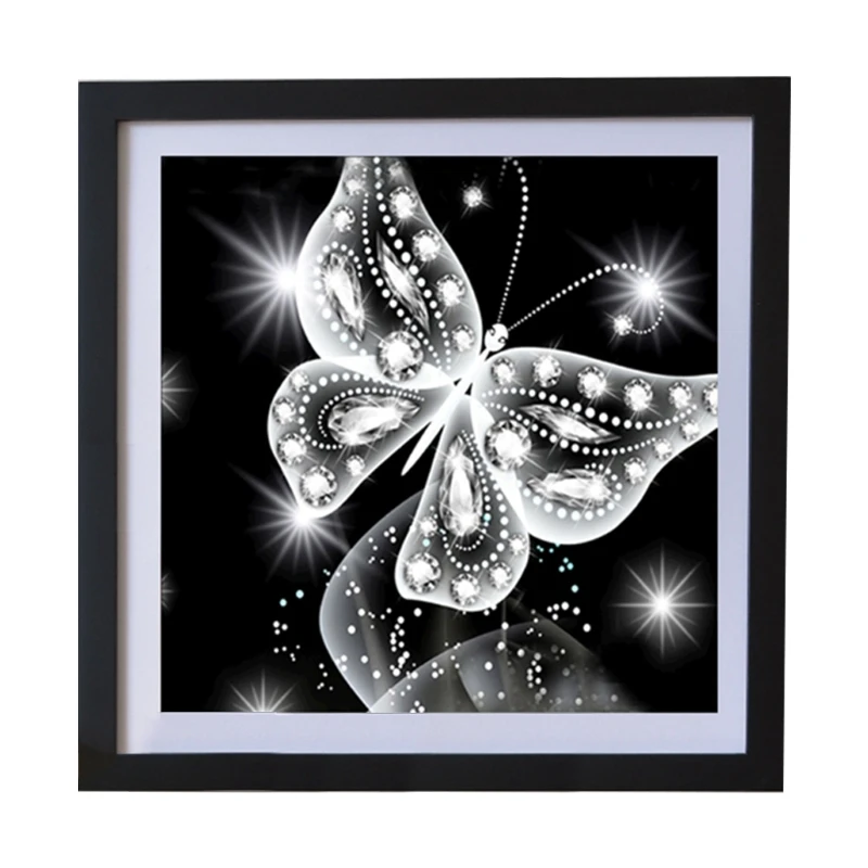 DIY Butterfly 5D Resin Diamond Painting Embroidery Cross Stitch Craft Home Decor #20/15L | Дом и сад