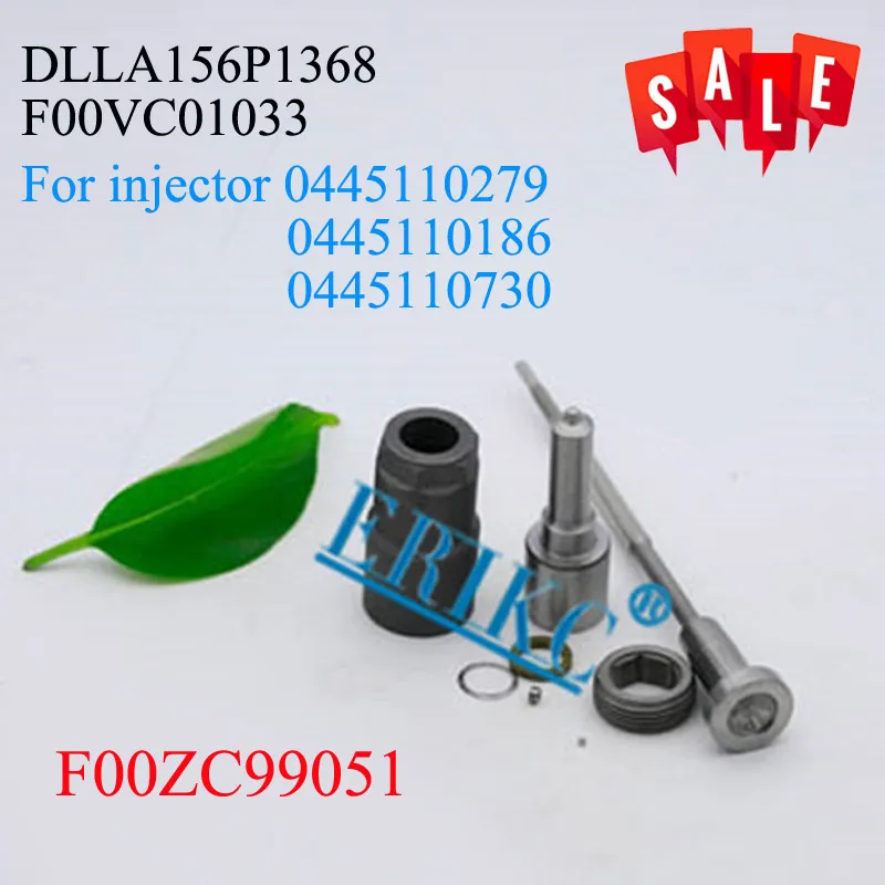 ERIKC 0445110279 Common Rail Fuel Injector Overhaul Repair Kits Nozzle DLLA156P1368 Valve F00VC01033 For Hyundai Starex 2.5 CRDi
ERIKC 0445110279 Common Rail Fuel Injector Overhaul Repair Kits Nozzle DLLA156P1368 Valve F00VC01033 For Hyundai Starex 2.5 CRDi