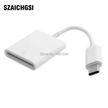 SZAICHGSI USB 3.1 Type C USB-C to SD SDXC Card Reader Adapter for Macbook Cell Phone Samsung Huawei Xiaomi wholesale 200pcs/lot
SZAICHGSI USB 3.1 Type C USB-C to SD SDXC Card Reader Adapter for Macbook Cell Phone Samsung Huawei Xiaomi wholesale 200pcs/lot