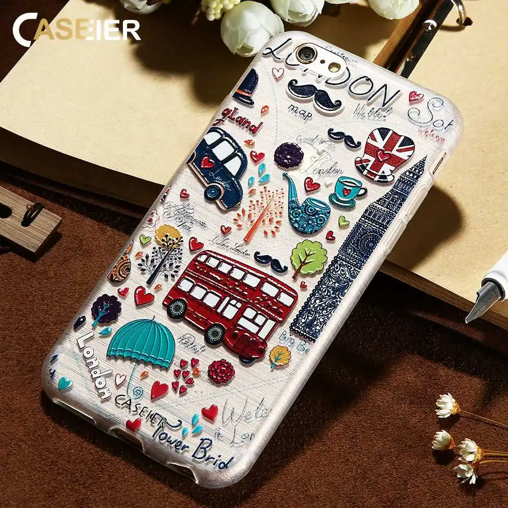 CASEIER 3D Relief London Bus Case For iPhone 5 5s SE X 10 Ultra Thin Patterned Phone Cases For iPhone 8 7 6 6s Plus Accessories
CASEIER 3D Relief London Bus Case For iPhone 5 5s SE X 10 Ultra Thin Patterned Phone Cases For iPhone 8 7 6 6s Plus Accessories