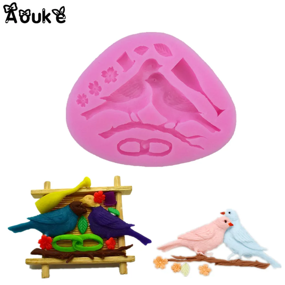 Magpie Branches Silicone Mold Fondant Chocolate Moulds Candy Cake Molds Embossed Baking Molds DIY Wedding Decoration Tools
Magpie Branches Silicone Mold Fondant Chocolate Moulds Candy Cake Molds Embossed Baking Molds DIY Wedding Decoration Tools
