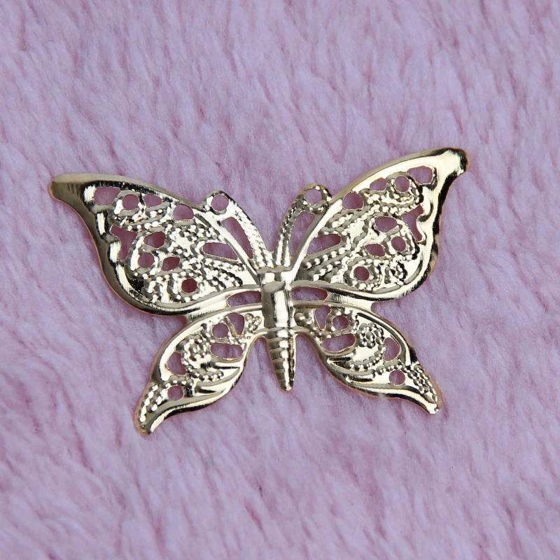 30Pcs Butterfly Filigree Gold Color Metal Connectors Crafts 39x25mm For Jewelry Making DIY Accessories Charm Pendant Filigree
30Pcs Butterfly Filigree Gold Color Metal Connectors Crafts 39x25mm For Jewelry Making DIY Accessories Charm Pendant Filigree