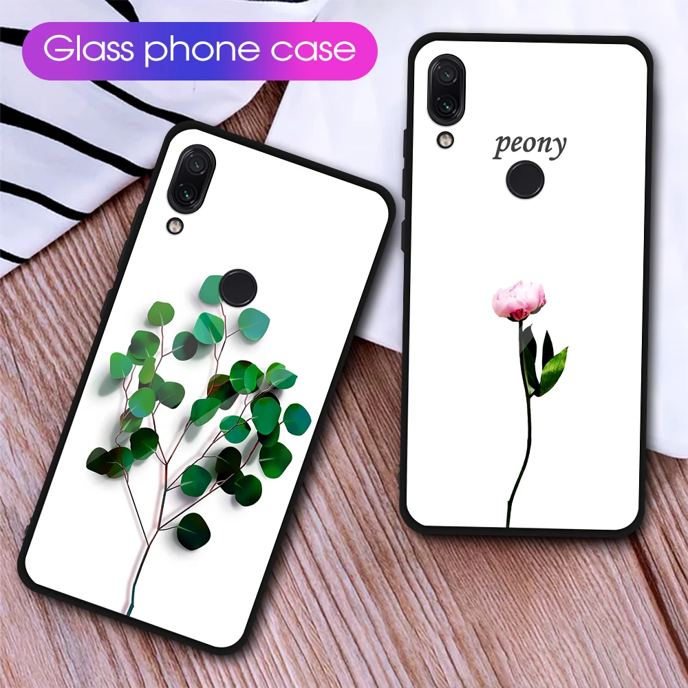 For Redmi Note 7 Case Lovely Plants Pattern Tempered Glass Case For Xiaomi Redmi Note 5 6 Pro 7 5 Plus 6A TPU Frame Cover Capa
For Redmi Note 7 Case Lovely Plants Pattern Tempered Glass Case For Xiaomi Redmi Note 5 6 Pro 7 5 Plus 6A TPU Frame Cover Capa