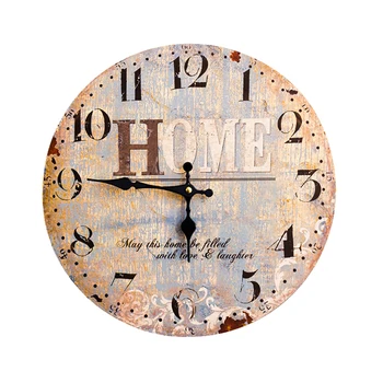 Wooden Wall Clock Modern Design Silent Mechanism Shabby Chic Antique Wall Clock Equitation Klok Nordic Bedroom Decorative 50Q064
Wooden Wall Clock Modern Design Silent Mechanism Shabby Chic Antique Wall Clock Equitation Klok Nordic Bedroom Decorative 50Q064