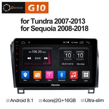 Android 8.1 Quad Core 2GB RAM+16GB ROM Car DVD Player For Toyota Tundra 2007-2013/Sequoia 2008-2018 GPS Navigation Radio Stereo
Android 8.1 Quad Core 2GB RAM+16GB ROM Car DVD Player For Toyota Tundra 2007-2013/Sequoia 2008-2018 GPS Navigation Radio Stereo