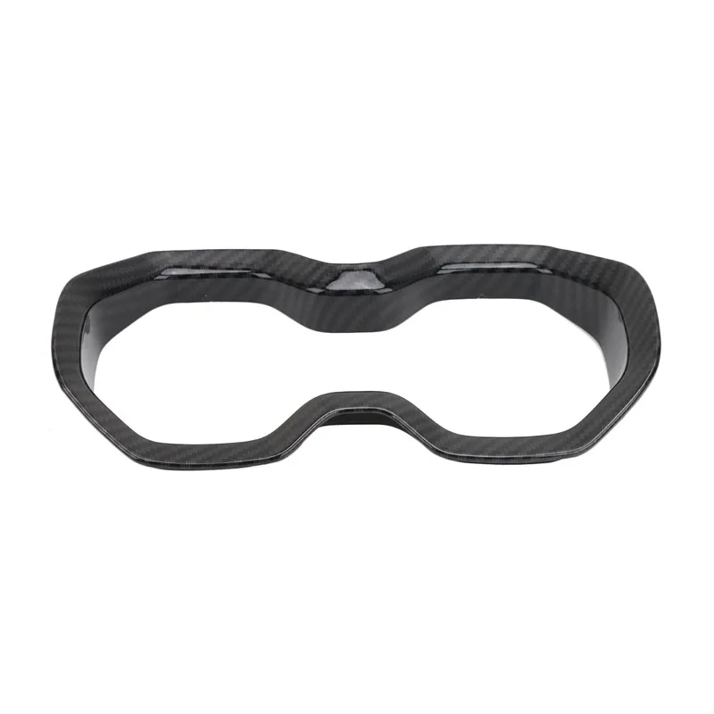 KOLEROADER Carbon Black Car Cup Drink Holder Cover Trim Water Bottle Holder Frame ABS Plastic Interior For Jeep Renegade 2015 - 2017 (13)
