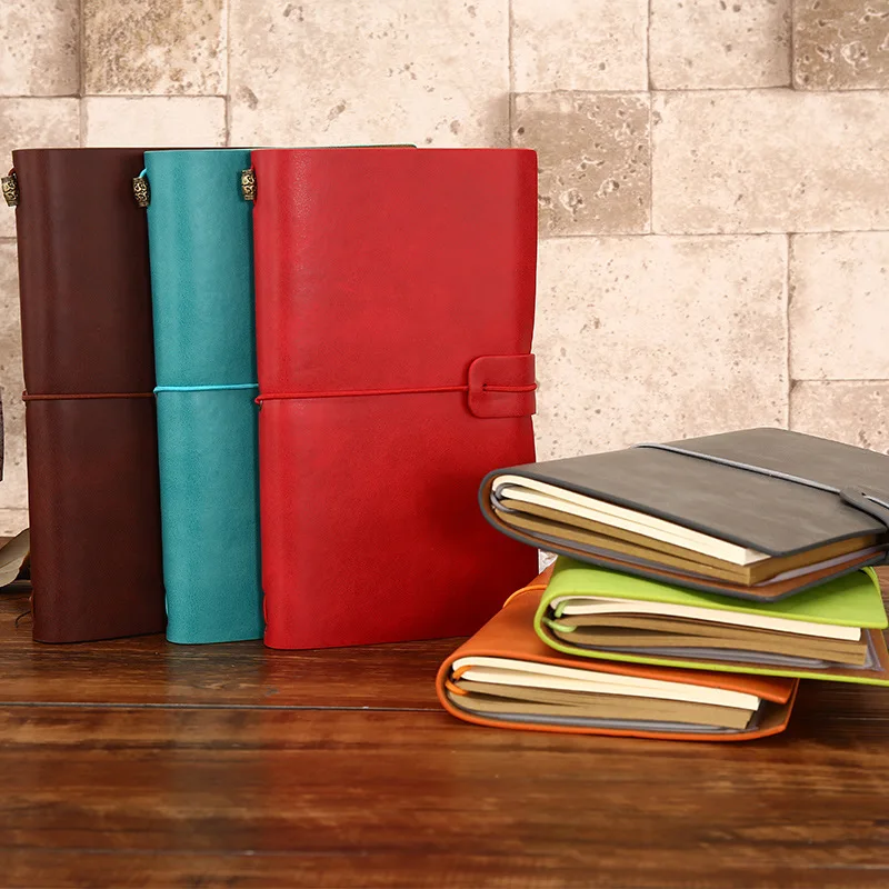 RuiZe leather journal travel book blank paper writing travelers notebook vintage cover creative note book school office supplies
RuiZe leather journal travel book blank paper writing travelers notebook vintage cover creative note book school office supplies