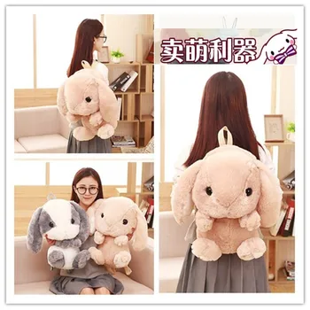 Candice guo! Super cute plush toy cartoon Lolita long ears rabbit soft stuffed doll backpack shoulder bag girl birthday gift 1pc
Candice guo! Super cute plush toy cartoon Lolita long ears rabbit soft stuffed doll backpack shoulder bag girl birthday gift 1pc